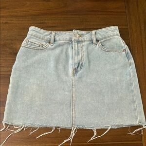 PacSun Light Wash‎ Denim Mini Skirt Women’s size XS